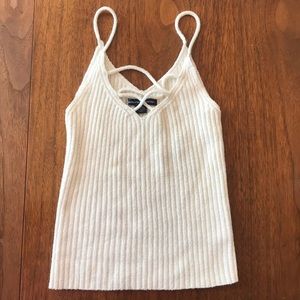 ✨AMERICAN EAGLE Knit Ribbed Criss Cross Tank Top✨